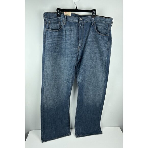 Y2K Levi's 569 Jeans Denim Pants Loose Straight Size 42x32 Dark Wash NWT Baggy - Picture 2 of 16